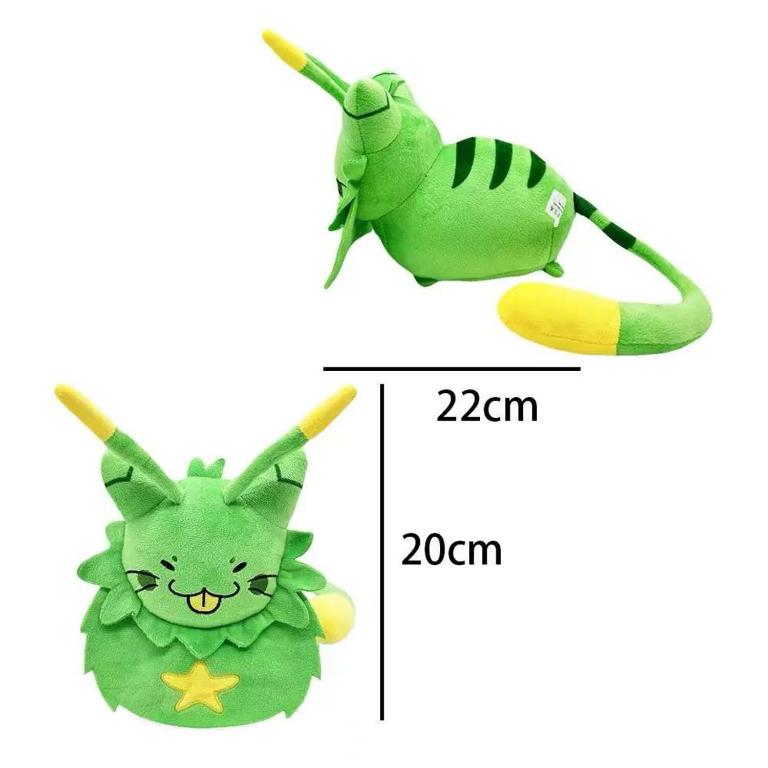 Xuqiufeng Gnarpy Plush, Regretavator Plush Gnarph Alien Cat Plush Toys?Give Fans and Friends Beautifully Plushie Doll Gifts (1., Green)