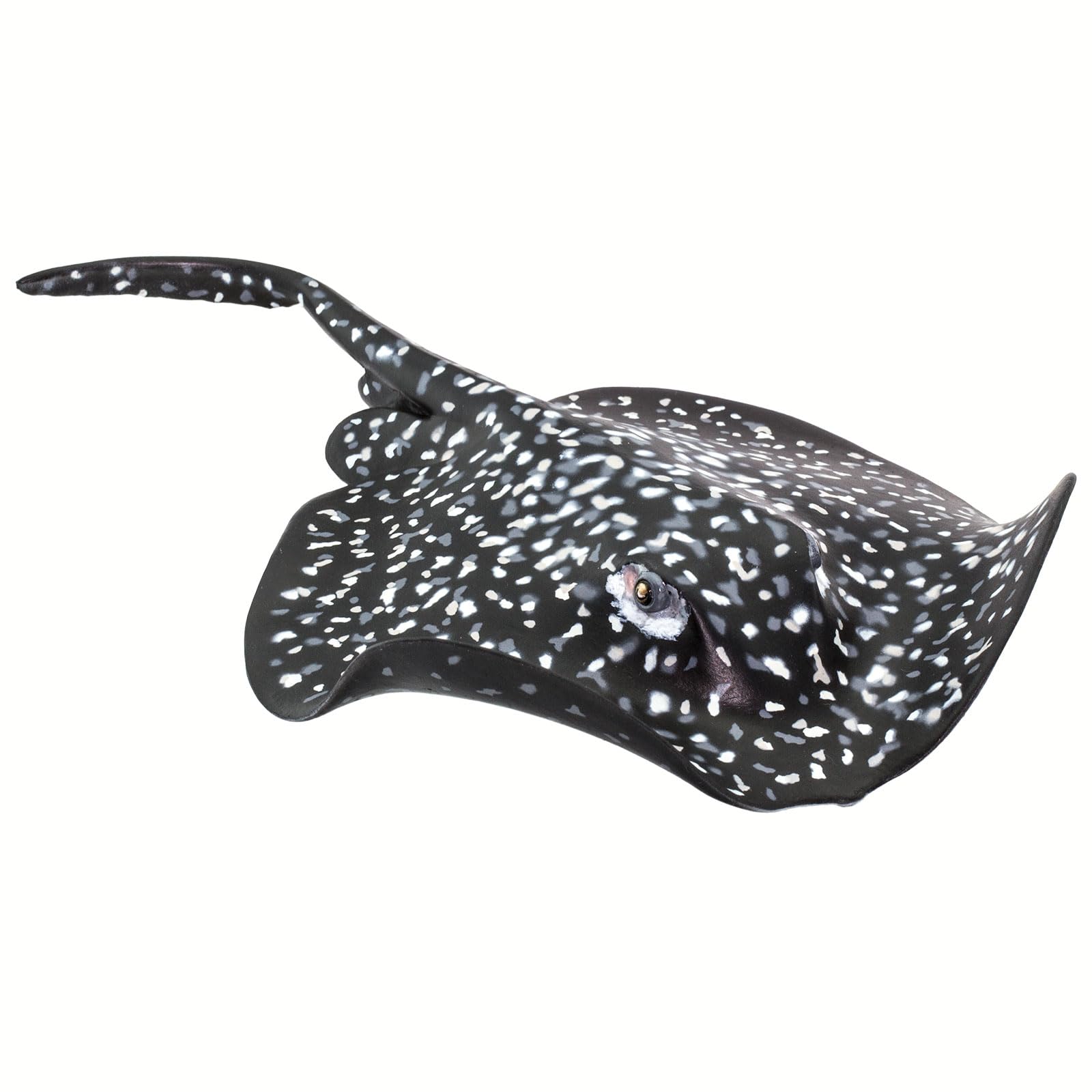 Safari Ltd. Marble Ray Figurine - Realistic 8" Sea Creature Figure - Educational Toy for Boys, Girls and Kids Ages 3+