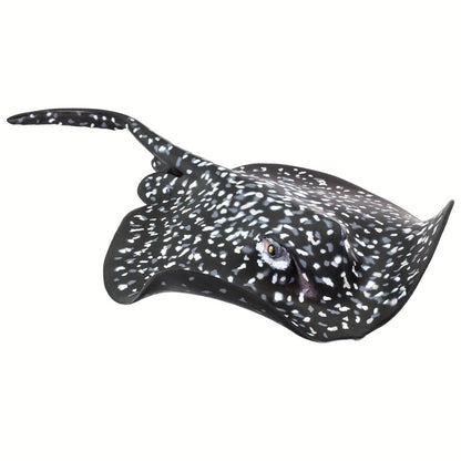 Safari Ltd. Marble Ray Figurine - Realistic 8" Sea Creature Figure - Educational Toy for Boys, Girls and Kids Ages 3+