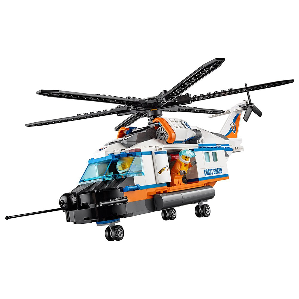 LEGO City Coast Guard Heavy-Duty Rescue Helicopter 60166 Building Kit (415 Piece)