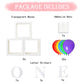 First Birthday Decorations for Boy Girls, ONE Balloon Boxes with Rainbow Balloons, ONE Blocks for Cartoon Watermelon Street Rainbow Theme Baby 1st