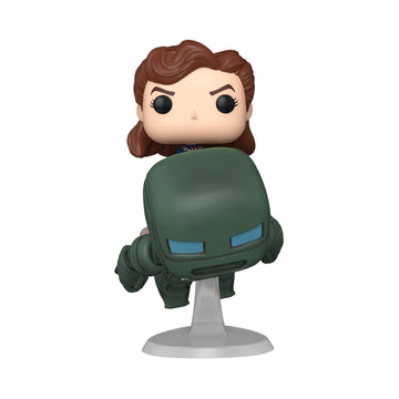 Funko Pop Deluxe Marvel: Year of The Shield - Captain Peggy Carter Riding Hydra Stomper - Marvel Comics - Amazon Exclusive - Collectable Vinyl Figure