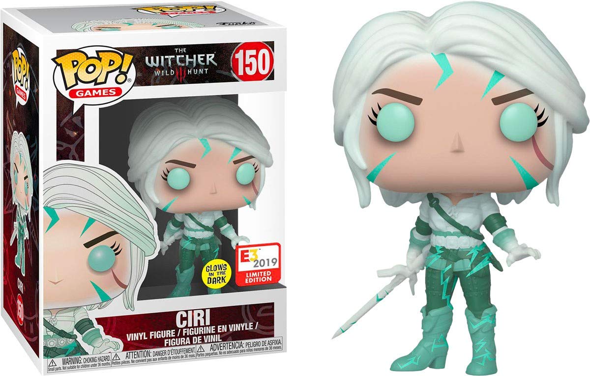Funko Pop The Witcher Ciri Glow in The Dark E3 2019