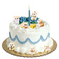 MAOMIA 6 Pcs Mini Hamster Figures Animal Toy Cake Toppers, Fairy Garden Decor Miniature Hamster Figurines Collection Playset for Christmas Birthday