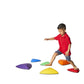 GONGE River Stones - The Original Kids Play Stepping Stones for Balance and Coordination, Non-Slip bottom, Stackable, for Indoor and Outdoor, Set of 6