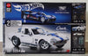 Mattel Brick Shop Building Set, Cadillac GTP Hypercar and Corvette Grand Sport, 1154 Pieces, Ages 10+, Racing Cars Collection Includes 2 Metal