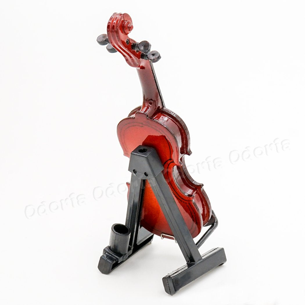 Odoria 1/6 Miniature Violin Dollhouse Musical Instruments Accessories