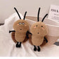 Xshelley 9.8inch Plush Cockroach Stuffed Animal Toys,Creative Cockroach Cartoon Doll Teasing Ugly Cute PlushToys,Fun Birthday Gifts Home Decor