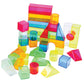 Joyn Toys Transparent Light and Color Blocks - 108 Pieces