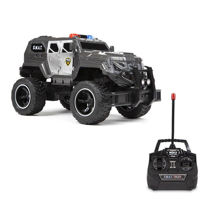 S.W.A.T. 1:14 RC Monster Truck, Police Lights, Sound FX, All-Terrain Tires