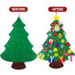 MYHJL DIY Felt Christmas Tree Merry Christmas Decoration for Home Xmas Gifts Cristmas Tree Ornaments New Year 2024(02#)