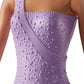 Barbie Figure Skater Doll Dressed in Purple Outfit
