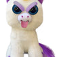Feisty Pets Expressions, Glenda Glitterpoop, Plush Stuffed Pet Animal that Sticks Her Tongue Out with a Squeeze