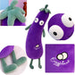 JOSON Purple Large Simulation Mr. Eggplant Doll Sleeping Pillow Doll,Plush Toy Cushion (35.5 inches 90cm)