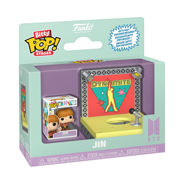 Funko Pop! Bitty Stages: BTS - Dynamite - Jin - Collectable Vinyl Figure - Gift Idea - Official Merchandise - Toys for Kids & Adults - Kpop Fans