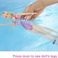 Barbie Dreamhouse Adventures Swim 'n Dive Doll, 11.5-Inch, in Swimwear, with Swimming Feature, Diving Board and Puppy, Gift for 3 to 7 Year Olds