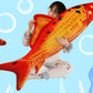XIYUAN Giant-Simulation Fish Plush Toy/Toypillow/Stuffed Animal Toy, Used for Home Decoration Gifts, Toy Pillow (31.5 inches / 80 cm)