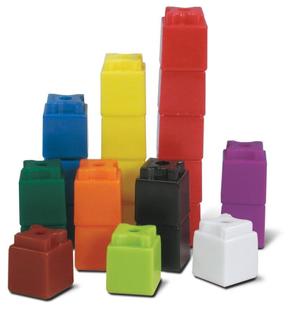 Hand2mind Interlocking UniLink Cubes, Plastic for Early Math, Connecting for Kids Learning, manipulatives, Counting for Preschool Classroom Supplies