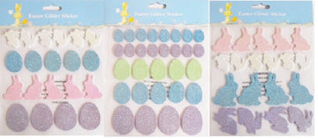 Foam Glitter Sticker Assortment for Crafts and Decorating (Easter)