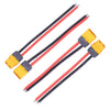 Yiqigou 2 Pairs Amass XT60 Plug Male Female Connector Adapter with Sheath Housing with 5.9inch 12AWG Silicone Wire for RC Lipo Battery FPV Racing