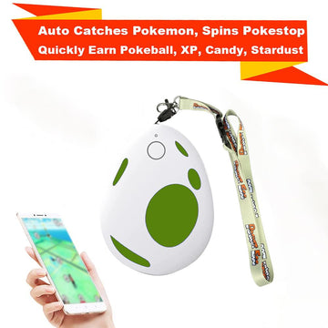 Pocket Egg Auto Catch for Go Plus Accessory with Bluetooth 20m Range Long Distance and 3 Months Battery Life