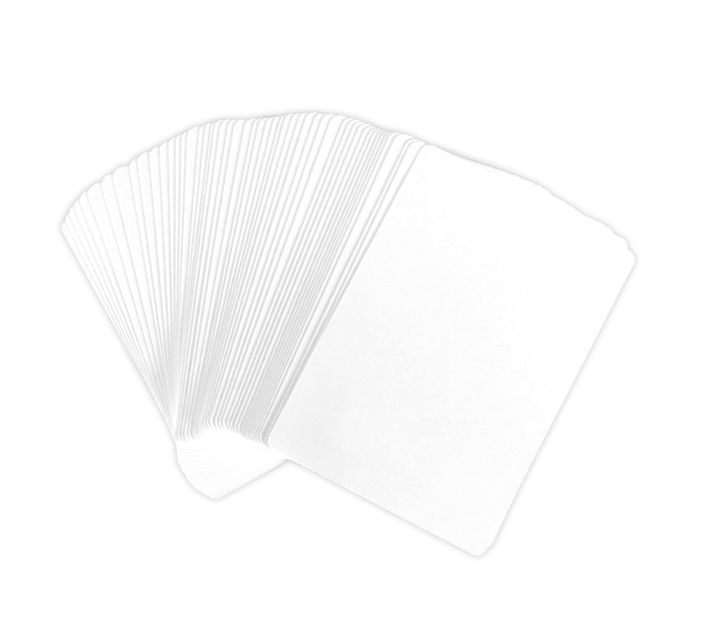 Regal Games 208 Blank Playing Cards to Write On - Custom Blank Deck of Cards - (2.5" x 3.5") Cardstock White Poker Size - 4 Packs x 52 Cards