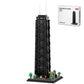 CSNRHG John Hancock Center Chicago Architecture Model Building Blocks Sets The Office Landmarks Skyline Set Toys Collection for Kids Adults 1284Pcs