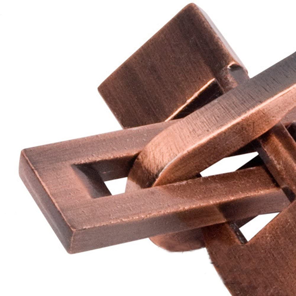 SHUYUE Planer Metal Brain Teaser Cast Metal Puzzle Stress Relief