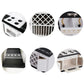 1:12 Scale Mini House Wooden Furniture Miniature Kitchen Cabinet Mini Bar Counter Furniture Set (White and Black)