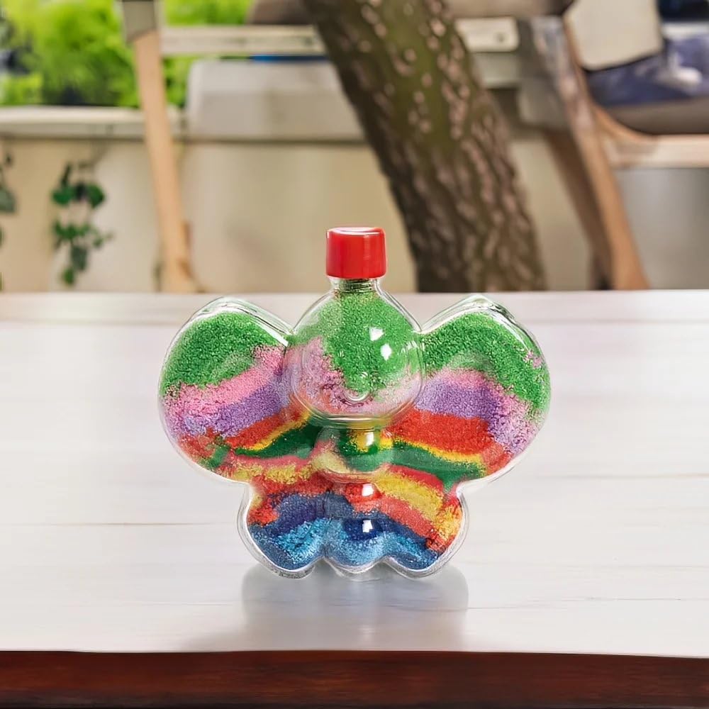 Butterfly Sand Art Bottles - Crafts for Kids and Fun Home Activities