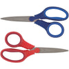Schoolworks 5 Inch Pointed-tip Kids Scissors, 2 Pack, Color Received May Vary
