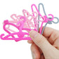 BJDBUS 80 Pcs Plastic Hangers Accessories for 11.5 inch Doll Clothes Gown Dress Outfit