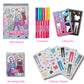 Innovative Designs Create N’ Style Fashion Design Light Up Tracing Pad Kit, Kids Coloring Art Activity Set with Stickers and Stencils