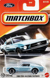 Matchbox 1968 Ford Mustang Fastback [Blue] 67/125, 1:64 Scale Diecast Toy Vehicle