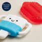Itzy Ritzy Cold Teether - Itzy Cool Teether with Handles & Removable, Textured Teething Toy (Hero Pop)