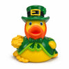 3" Rubber Duck [Sealed Hole, Floats Upright] - Baby Safe Bathtub Bathing Toy - Leprechaun Rubber Duck