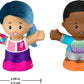 Fisher-Price Little People Toddler Toys Barbie Wellness Figure Set with 2 Characters for Preschool Pretend Play Kids Ages 18+ Months