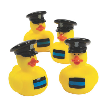 Fun Express Police Rubber Ducks 12 Pack