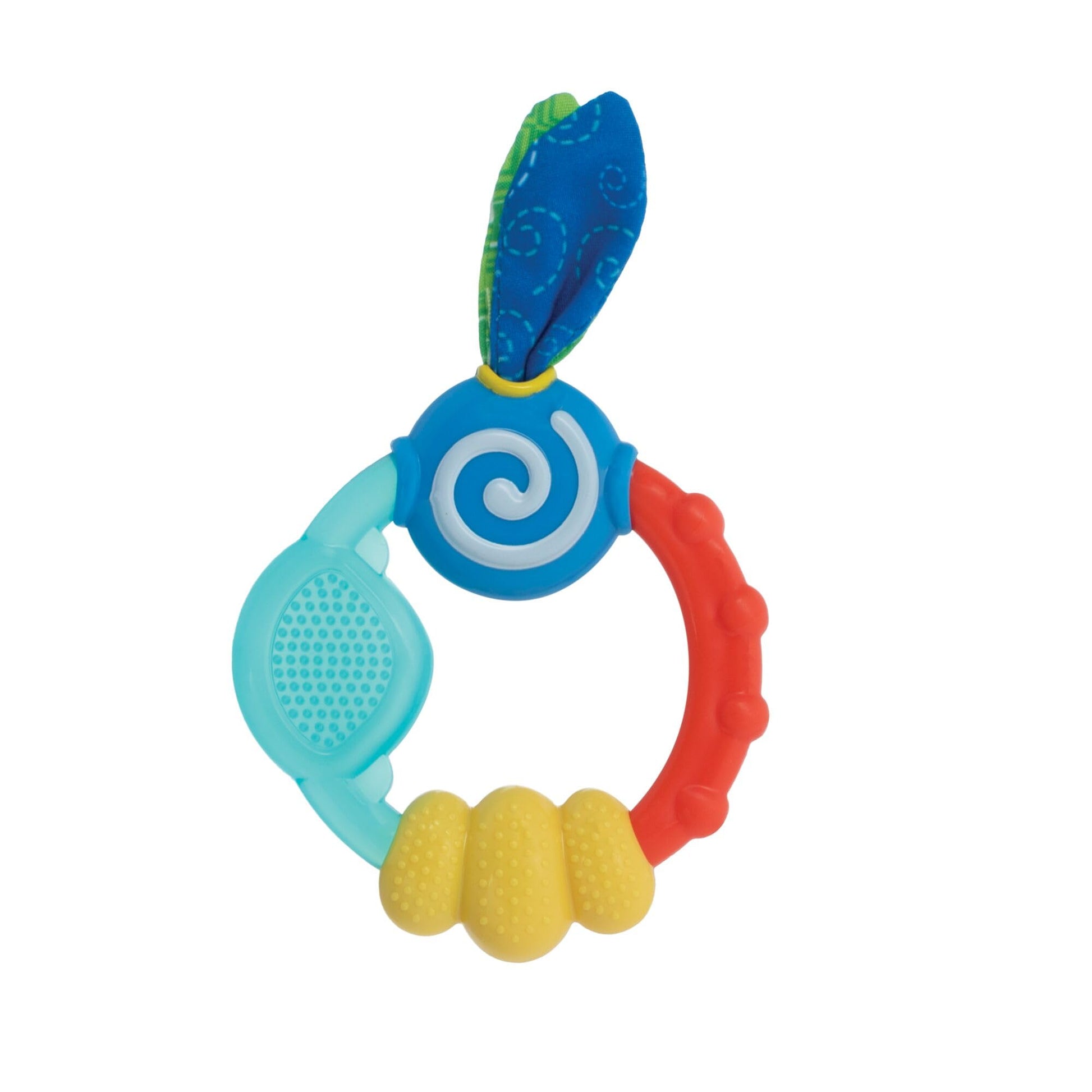 Nuby Wacky Teething Ring, Multicolor