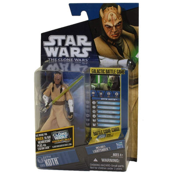 Star Wars 2011 Clone Wars Animated Action Figure CW No. 51 Eeth Koth