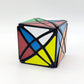 Willking Flower Rex Puzzle Cube 8 Axis Hexahedron Petals Abnormity Irregular Twist Cube Toy Black