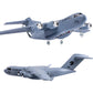 OTTCCTOY RTF RC Plane, 2.4Ghz 2 Channels Airplane, Navy Blue C17 Globemaster III Aircraft, Easy to Fly RC Toy