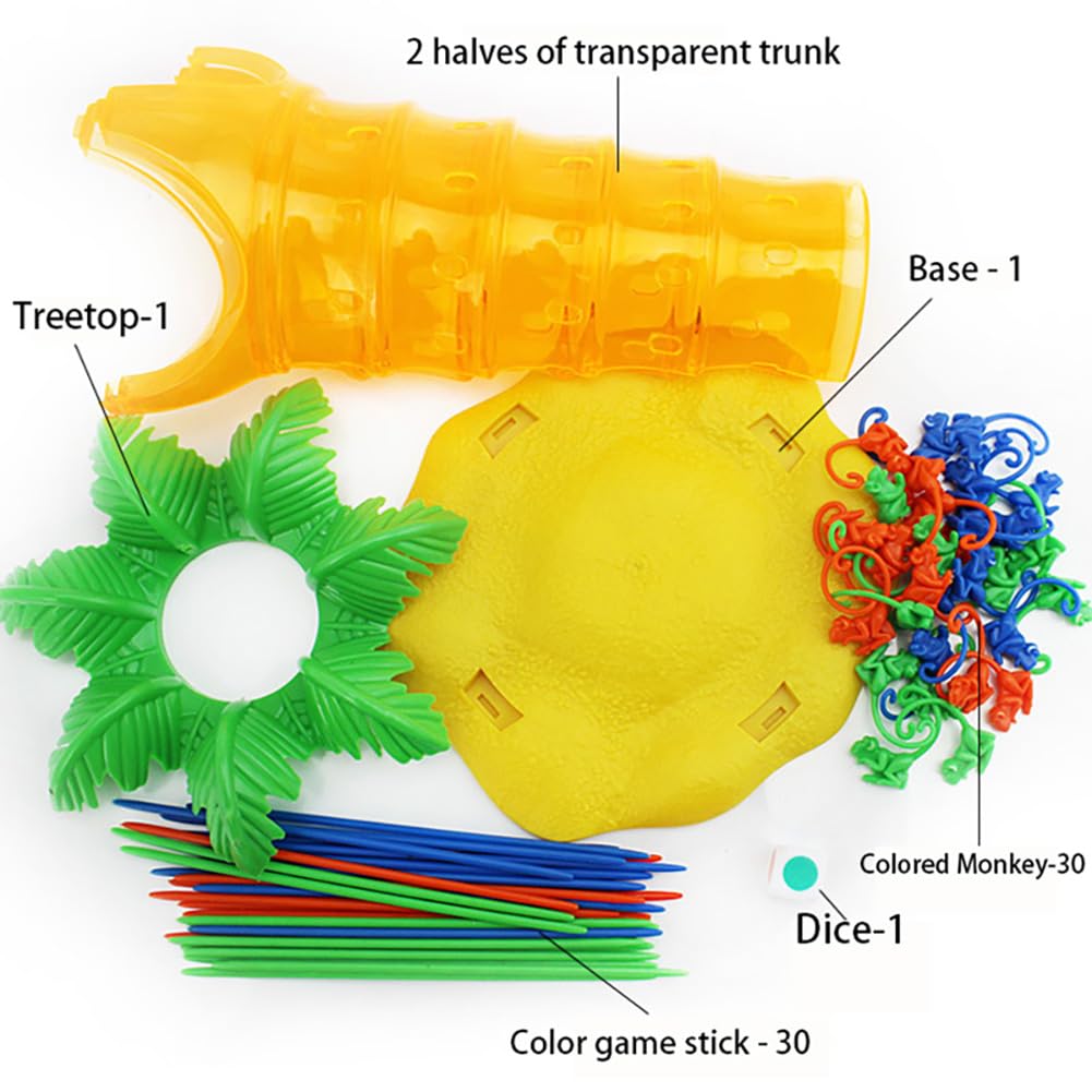 ZZPXMY Parent-Child Interactive Tabletop Game Monkey Climbing Tree Children's Educational Fun Tumbling Toys Falling Toys