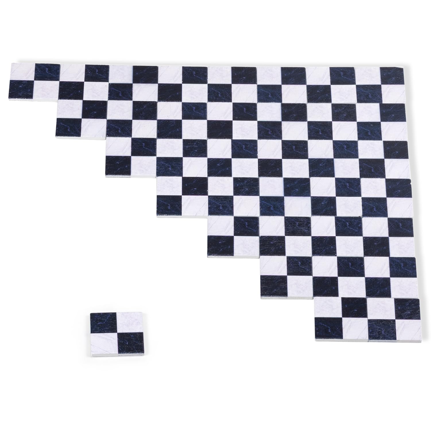 SAMCAMI 36 Pcs Miniature Dollhouse Accessories, Dollhouse Flooring, Solid Wood Floor Tiles, Dollhouse Wallpaper, Mini Dollhouse Accessories 1 12 Scale