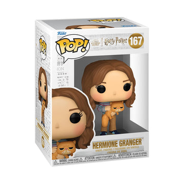Funko POP! & Buddy: Harry Potter Prisoner of Azkaban - Hermione Granger with Crookshanks - Collectable Vinyl Figure - Gift Idea - Official Merchandise