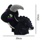 Soft Plush Wings Dragon Figures Stuffed Animals Toy Pillow Doll, Pterosaur Flying Black Dragon Plushie Toys Best Birthday Christmas Anniversary Fiesta