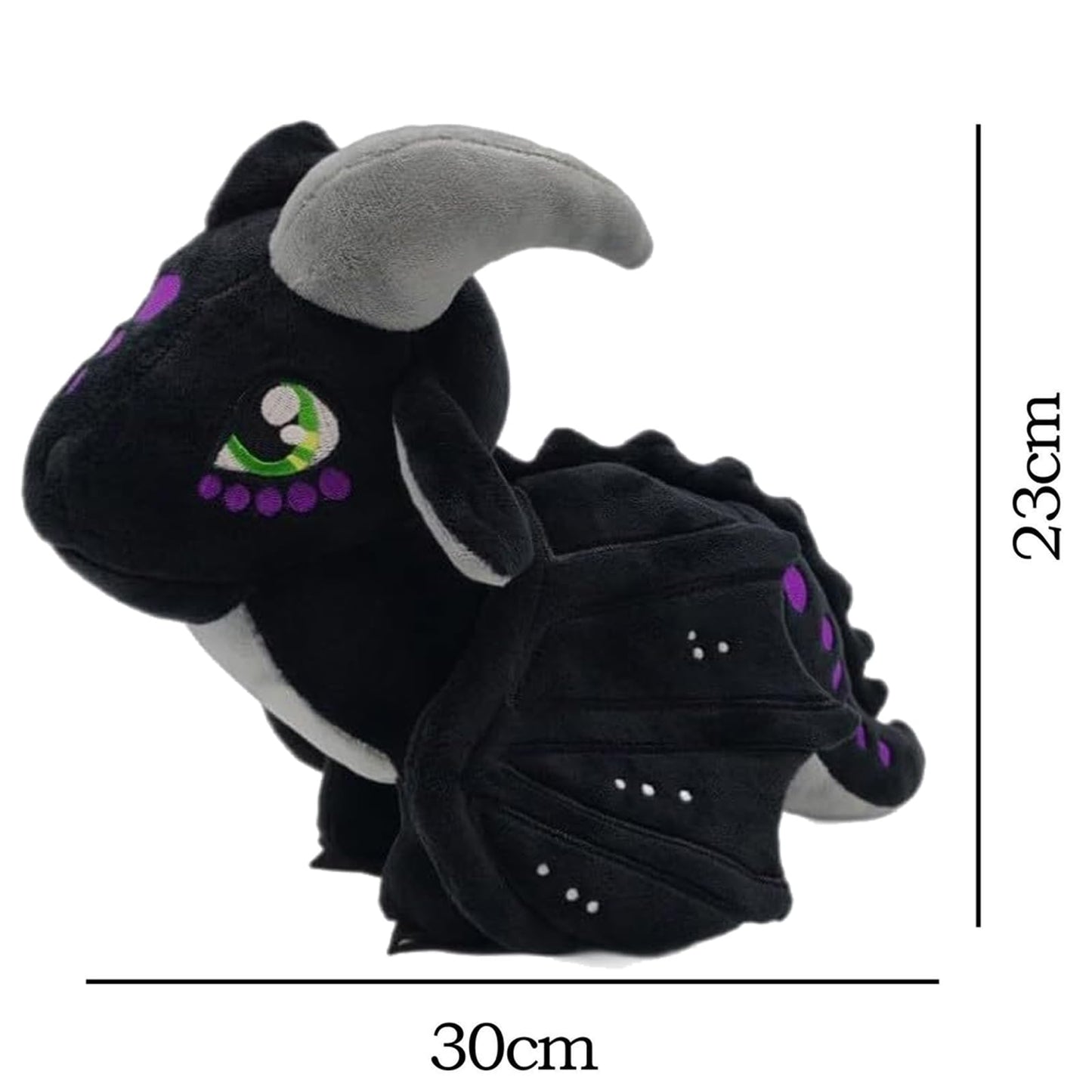 TOLLION Cuddly Plush Wings Dragon Plush Toy Soft Dragon Stuffed Animals Pterosaur Plush Flying Dragon Pillow Plushies Gifts for Fans Adults Kids Boys