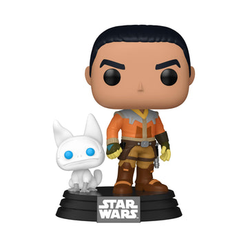 Funko Pop! & Buddy: Star Wars Rebels - Ezra Bridger with Loth-Cat - Amazon Exclusive - Collectable Vinyl Figure - Gift Idea - Official Merchandise