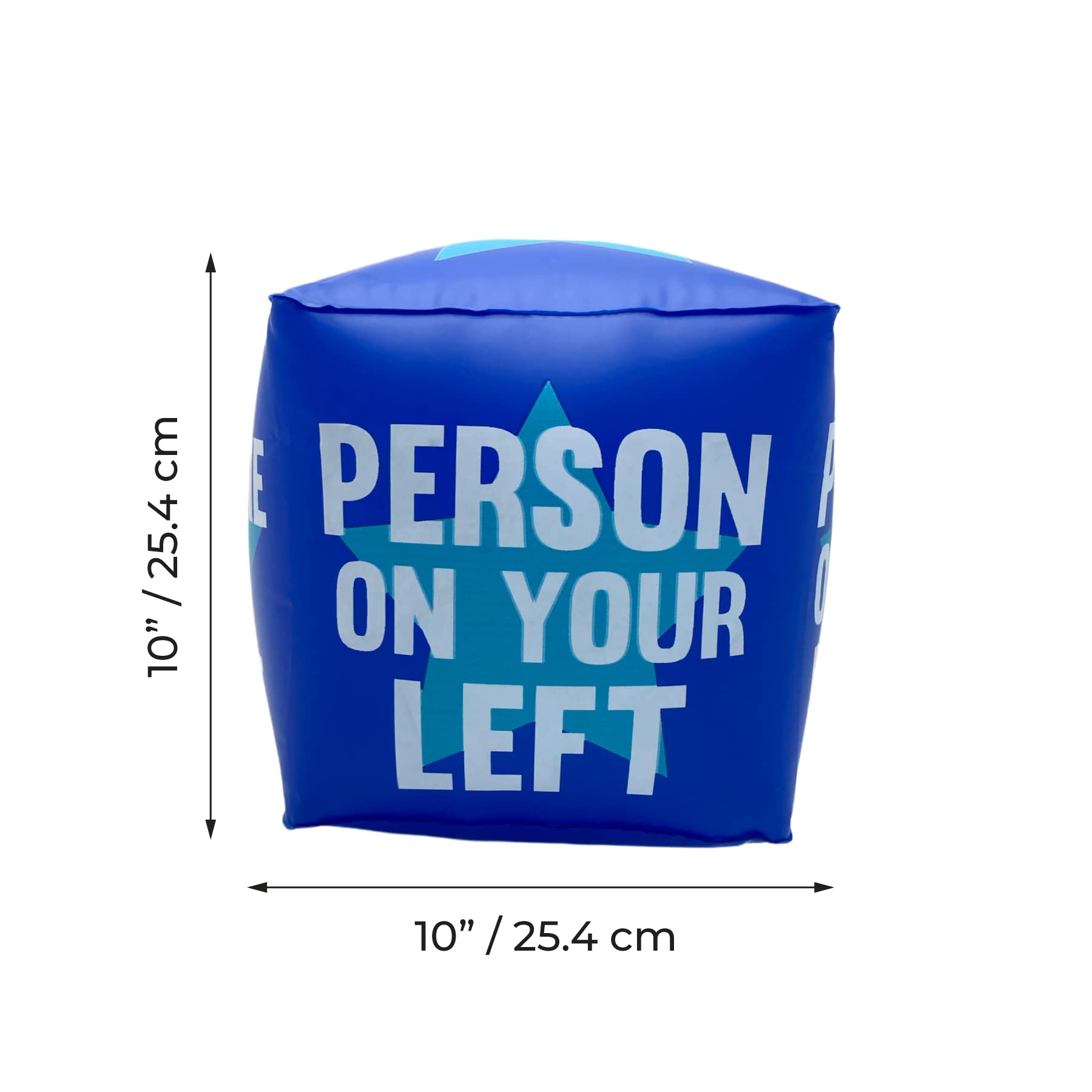 TMD Retail Giant Dice Drinking Game for Adults - Blow Up Dice PVC Inflatable and Reusable 2 Dice - 10" - Jumbo Dice for Indoor Outdoor Fun Games, Pool