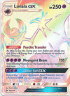 Pokemon Sun & Moon Base Set Hyper Rare Lunala-GX #153